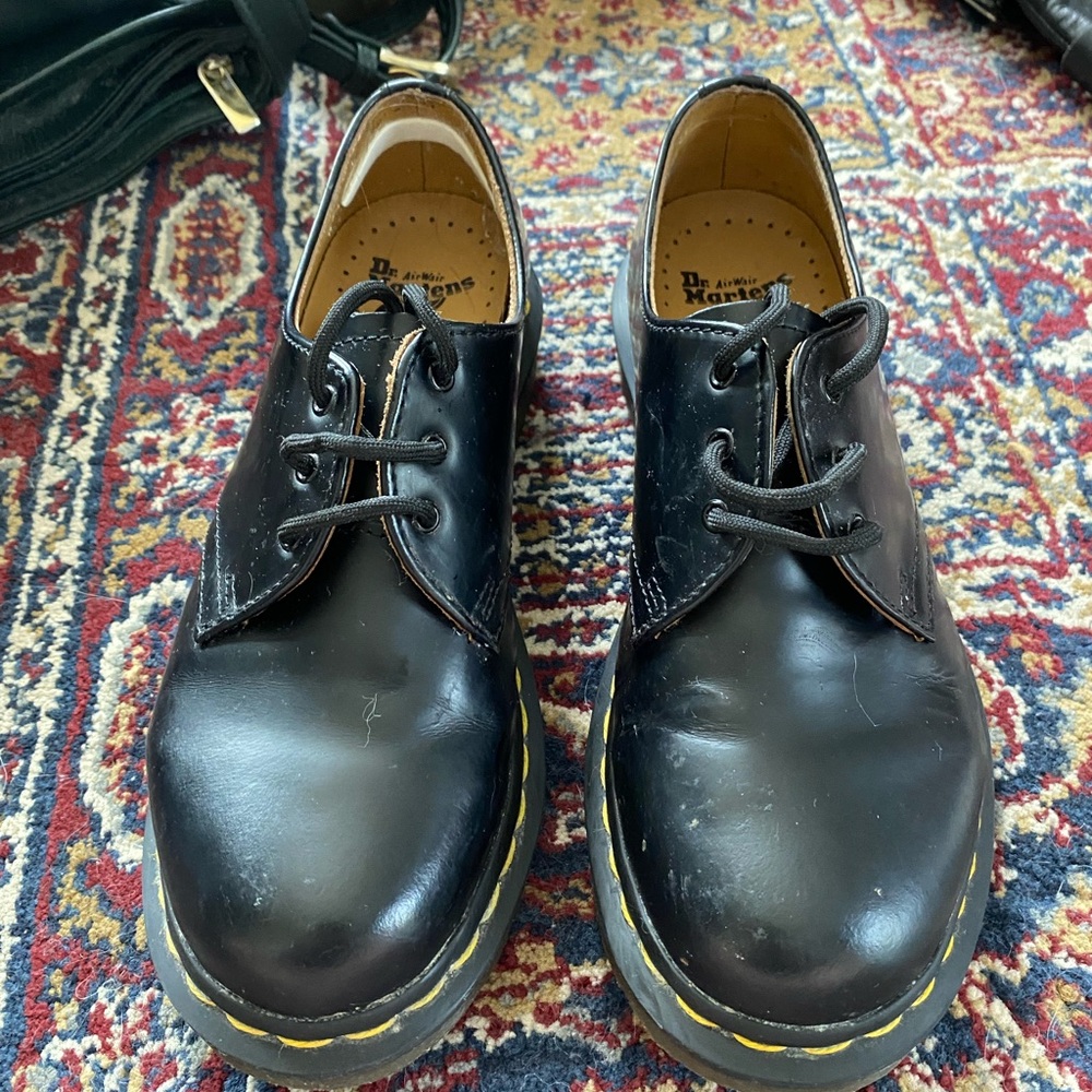 Dr. Martens Black Leather Shoes
